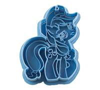 Cuticuter Applejack My Little Pony Cortador de Galletas, Plástico, Azul, 8x7x1.5 cm