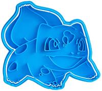 Cuticuter Bulbasaur Pokémon Cortador de Galletas, Plástico, Azul, 8x7x1.5 cm