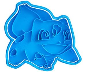 Cuticuter Bulbasaur Pokémon Cortador de Galletas, Plástico, Azul, 8x7x1.5 cm