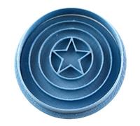 Cuticuter Capitan Escudo Cortador de Galletas Superheroes, azul