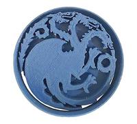 Cuticuter Cortador de Galletas Targaryen para Juego de Tronos, La Casa del Dragón, azul