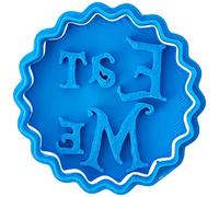 Cuticuter Eat Me Cortador de Galletas Alicia En El País De Las Maravillas, Azul