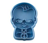 Cuticuter El Bebe Jefazo Cortador de Galletas, Plástico, Azul, 8x7x1.5 cm