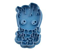Cuticuter Groot Chibi Guardianes De La Galaxia Cortador de Galletas, Plástico, Azul, 8x7x1.5 cm
