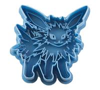 Cuticuter Jolteon Pokémon Cortador de Galletas, Plástico, Azul, 8x7x1.5 cm