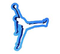 Cuticuter Jordan Cortador de Fondant, Plástico, Azul, 8x7x1.5 cm