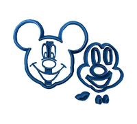 Cuticuter Mickey Cara Cortador de Fondant, Plástico, Azul, 8x7x1.5 cm