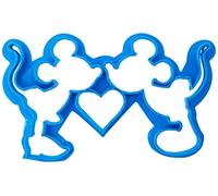 Cuticuter Mickey Y Minnie Cortador de Galletas, Plástico, Azul, 8x7x1.5 cm