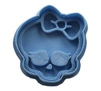 Cuticuter Monster High Logo cortador de galletas, azul. 8x7x1,5cm