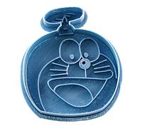 Cuticuter Niños Doraemon Cortador de Galletas, Plástico, Azul, 8x7x1.5 cm