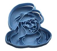 Cuticuter Pitufina Los Pitufos Cortador de Galletas, Plástico, Azul, 8x7x1.5 cm