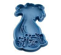 Cuticuter Poppy Cortador de Galletas Trolls, azul