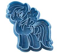 Cuticuter Rainbowdash My Little Pony Cortador de Galletas, Plástico, Azul