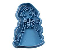Cuticuter Rapunzel Chibi Princesa Cortador de Galletas, Azul