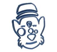 Cuticuter Rocky Cortador de Fondant, Plástico, Azul, 8x7x1.5 cm