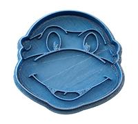 Cuticuter Tortuga Ninja Cortador de Galletas, Plástico, Azul, 8x7x1.5 cm