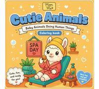 Cutie Animals Coloring Book: Baby Animals Doing Human Things