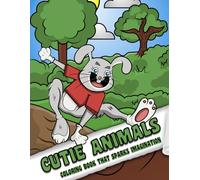 Cutie Animals: Coloring Book for Adults and Kids, Featuring Simple, Large Designs and Delightful Animal Characters for Relaxation and Fun