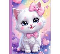 Cutie Baby Cat Composition Notebook for Girls: Adorable Cat-Themed Blank Notebook with Unlined White Pages - Perfect for Drawing, Doodling & Journaling