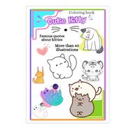 Cutie Kitty - Coloring Book