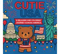 Cutie USA: A Relaxing Coloring Journey Across America (Petit Folio Beloved Coloring Books)