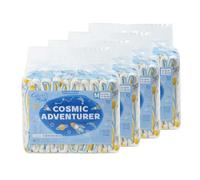 CutiePlusU 40 pañales para adultos con fuerte succión nocturna, cósmica aventurero (M 28"-38")
