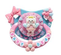 CutiePlusU Chupete Adulto Artesanal con Gran Adorno-Baby Bear