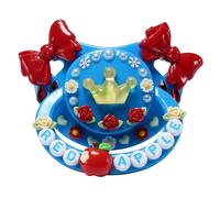 CutiePlusU Chupete de tamaño adulto para adultos-Big Shield DIY hecho a mano - Ruby Tiara