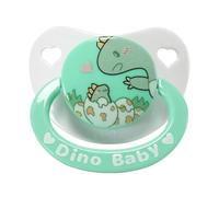 CutiePlusU Chupete para Adultos Sin BPA de Silicona - Anti-Estrés & Relajación, Dinosaurio Verde