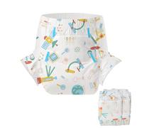 CutiePlusU Pañal adulto 2 piezas Genius Baby Bragas Desechables para Incontinencia con Bucles(Large 37"-47")