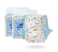 CutiePlusU Pañales para adultos 20 unidades, bragas para incontinencia con pestañas, succión nocturna, Cosmic Adventurer (Mediana 28"-38")