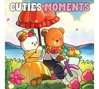 Cuties Moment: Coloring Book for Adults & Teens - Cute Animal Coloring Book with Cozy Couple Scenes, Bold and Easy Coloring Pages for Relaxation