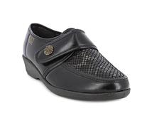 CUTILLAS Zapato para Mujer Doctor, Polipiel Color Negro, Cierre Velcro. Mod.67471 (Negro, Numeric_37)