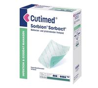Cutimed Sorbion Sorbact - Apósito para heridas (10 x 10 cm)