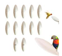 Cutiolly Sepiaschalen,12pcs Sepiaschalen Papageien,Sepia Schale,Kauspielzeug Vögel,Kauen Spielzeug,Tintenfisch Sepia Knochen,Sepia Knochen für Papageien Vögel Reptilien Schildkröten Schnecken