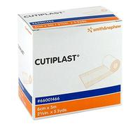 Cutiplast - Tiras de tela no estéril, 6 m x 5 cm