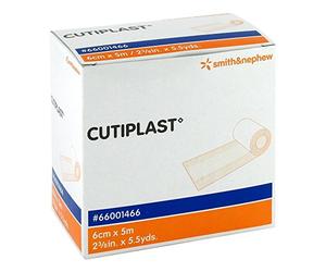 Cutiplast - Tiras de tela no estéril, 6 m x 5 cm