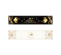 CutitiUU Eid Ramadan Mubarak,Camino de Mesa Eid Ramadan Mubarak,300D Oxford Tela Eid Bandera de Mesa,Mantel Eid 70.9 x 13.8 Pulgadas,Camino de Mesa,para el hogar,Comedor,Islam,Musulmana (Negro)