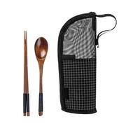 Cutlery Pouch - Flatware Travel Case, Portable Utensil Holder | Organizador de bolsas de almacenamiento reutilizable, bolsa compacta para cuchara, palillos, almuerzo, camping al aire libre, viajes de