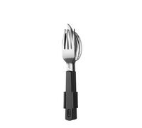 Cutlery Set 3 Pcs - Black,