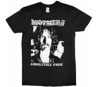 CUTLERY SUIT Camiseta de Frank Zappa para hombre, color negro y blanco, Negro, XL