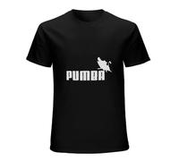 CUTLERY SUIT Camiseta estampada Pumba para hombre, color negro, Negro, XL