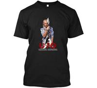 CUTLERY SUIT Michael Schenker - Camiseta de algodón con cuello redondo para hombre, diseño de guitarrista UFO Band, color negro, talla XL, Negro, XL