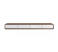 CUTPOIY Soporte flotante para TV de 62/78/94 pulgadas, mueble de TV montado en la pared, mueble de madera para entretenimiento, consola de medios de entretenimiento, centro simple, sala de estar