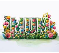 CUTPOPUP #1 Mamá - Tarjetas Dia de La Madre, 3D Tarjeta Cumpleaños, Regalos Originales Para Mujer, Regalos Para Mujer (#1 Mum) US8-SD235ES