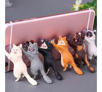 Cutre Cat Mobile Phone Holder Stand with Sucker, Tablets Smartphone Holder, Random Color (6)