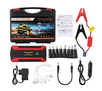 CUTTE Auto Portable Power Bank Car Jump Starter Arrancador de Emergencia Booster Multifunción Dual USB Portable Power Pack Cargador de Teléfono Móvil con Puerto USB,Red