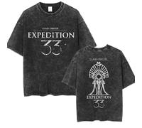 CUTTE Clair Obscur: Expedition 33 Fan Art | Camiseta De Algodón Lavado | Estilo Gaming Unisex (16,3XL)