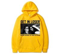 CUTTE para Fans De Heated Rivalry | Sudadera “Get In Loser We‘re Going To The Cottage” Shane & Ilya Hockey Romance Meme-Yellow||x_s