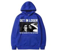 CUTTE para Fans De Heated Rivalry | Sudadera “Get In Loser We‘re Going To The Cottage” Shane & Ilya Hockey Romance Meme-Blue||m